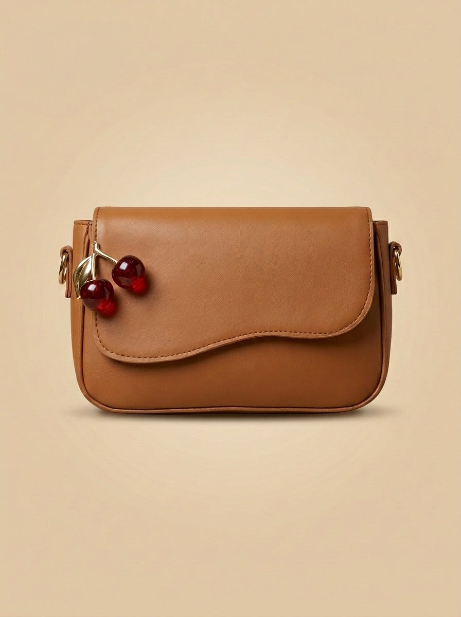 Mehllab Caramel Curve Bag (Chocolate)