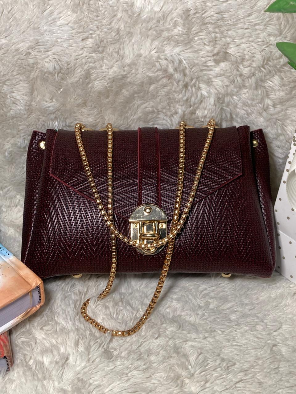 Mehllab Plum Royale Bag (Red)