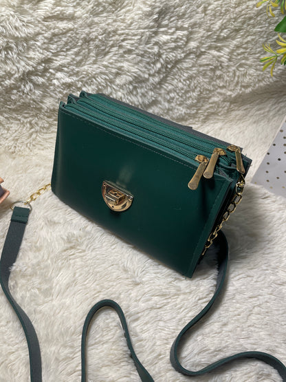 Mehllab Forest Floral Embossed Crossbody Bag