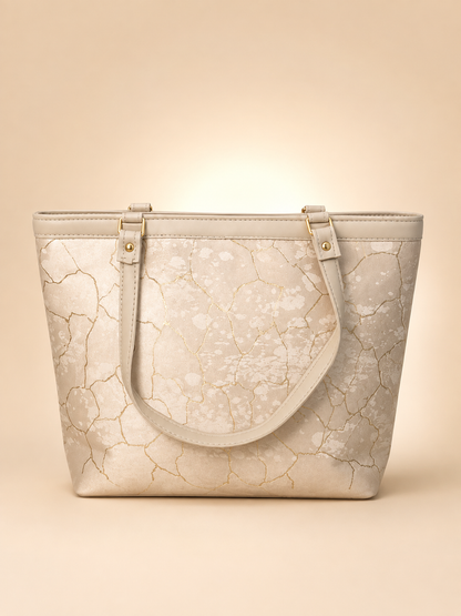 Mehllab Ivory Marble Tote