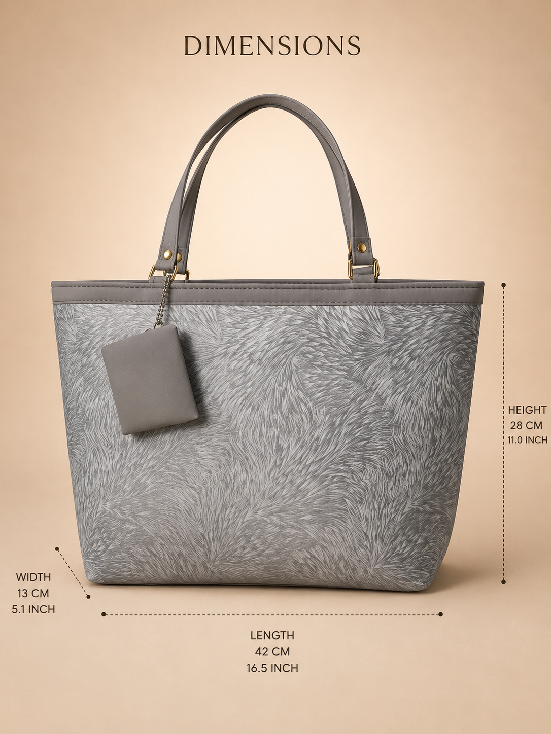 Mehllab Frost Feather Tote