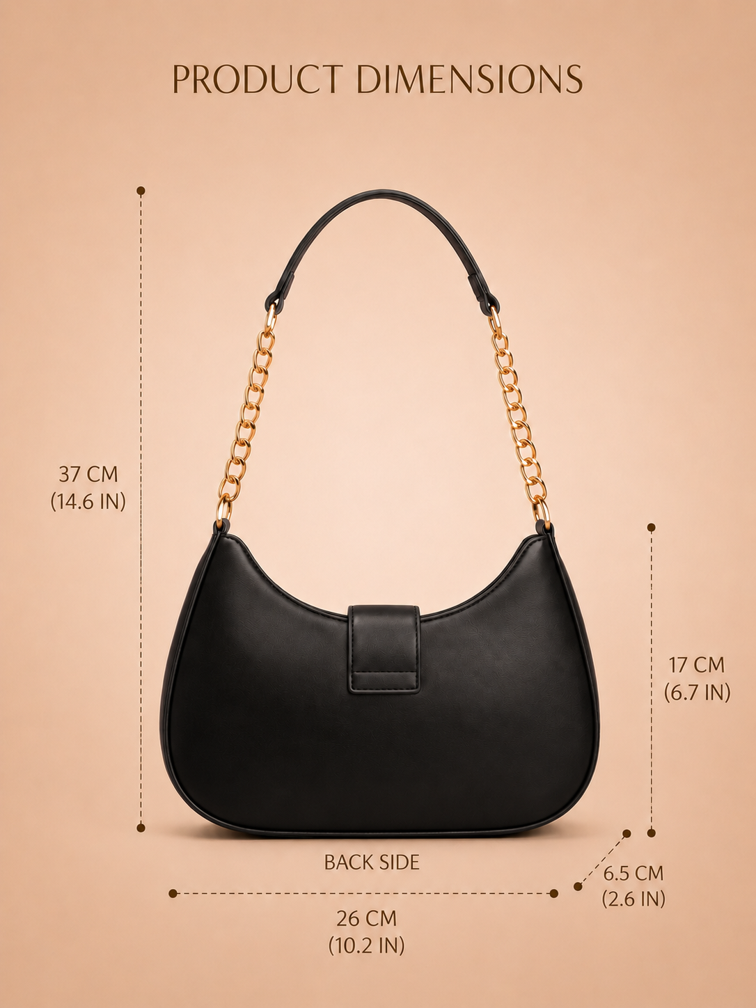 Mehllab Azure Crescen moon Bag