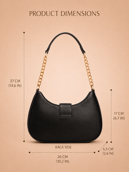 Mehllab Azure Crescen moon Bag
