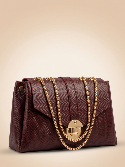 Mehllab Plum Royale Bag (Red)