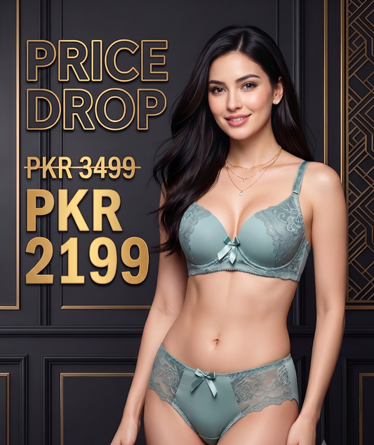 Serene Lace Elegance Bra Set