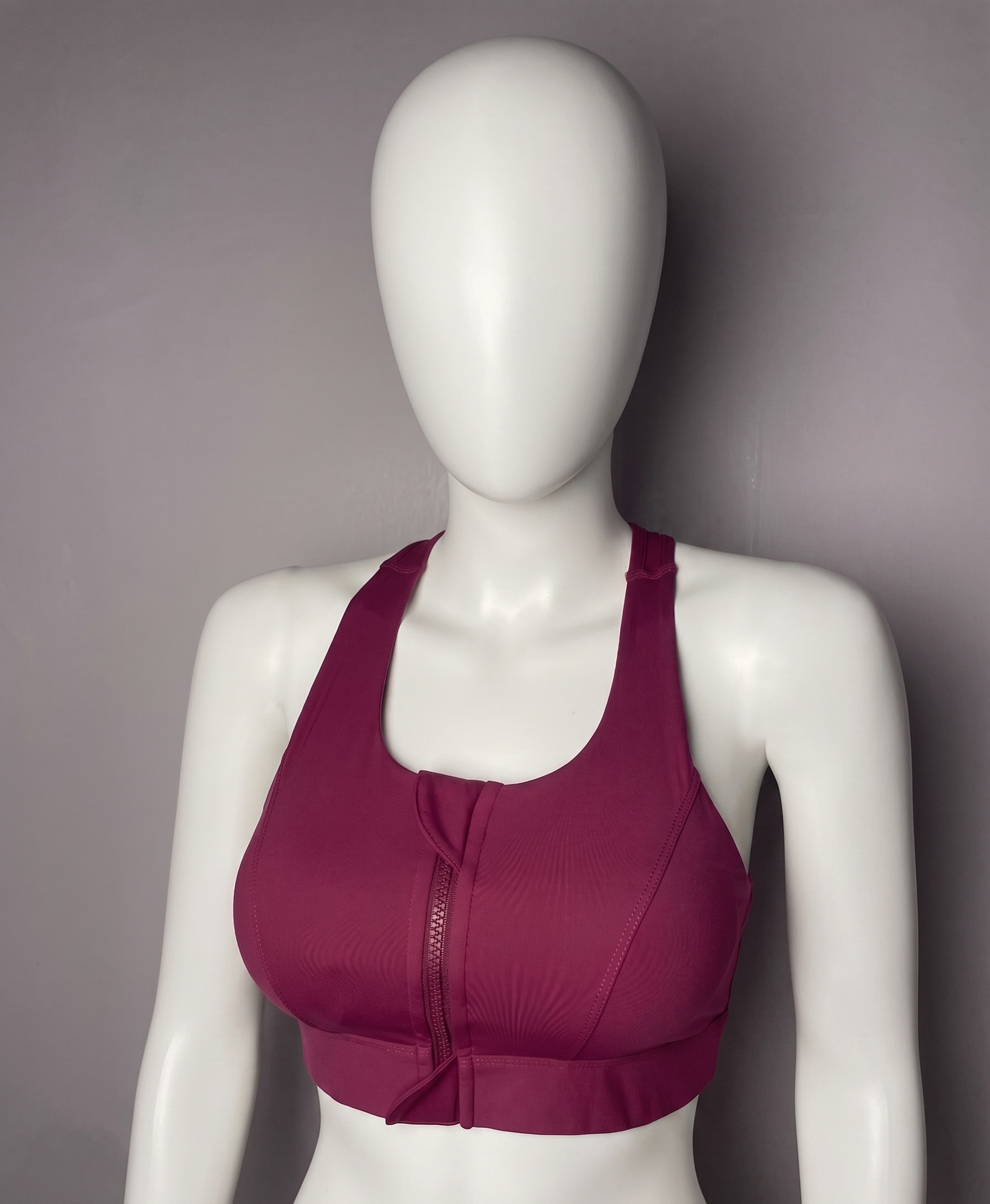 Apex Front-Zip Comfort Sports Bra