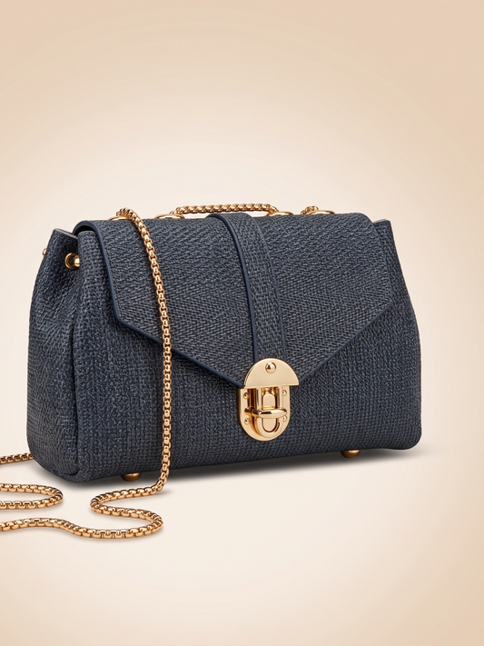 Mehllab Plum Royale Bag (Blue)