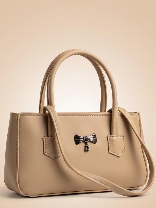 Mehllab Navy Stitch Retro Bag (Beige)