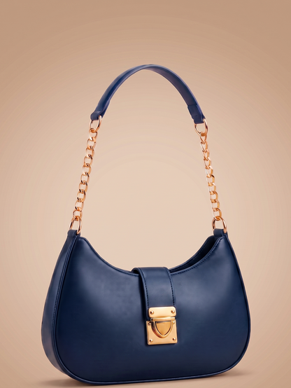 Mehllab Azure Crescent moon Bag