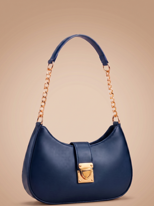 Mehllab Azure Crescent moon Bag