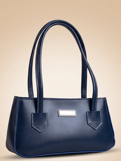 Mehllab Navy Stitch Retro Bag (Blue)