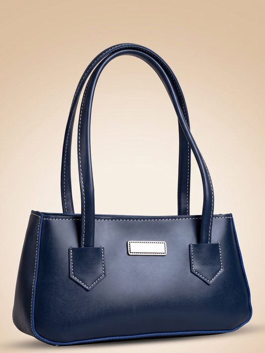 Mehllab Navy Stitch Retro Bag (Blue)