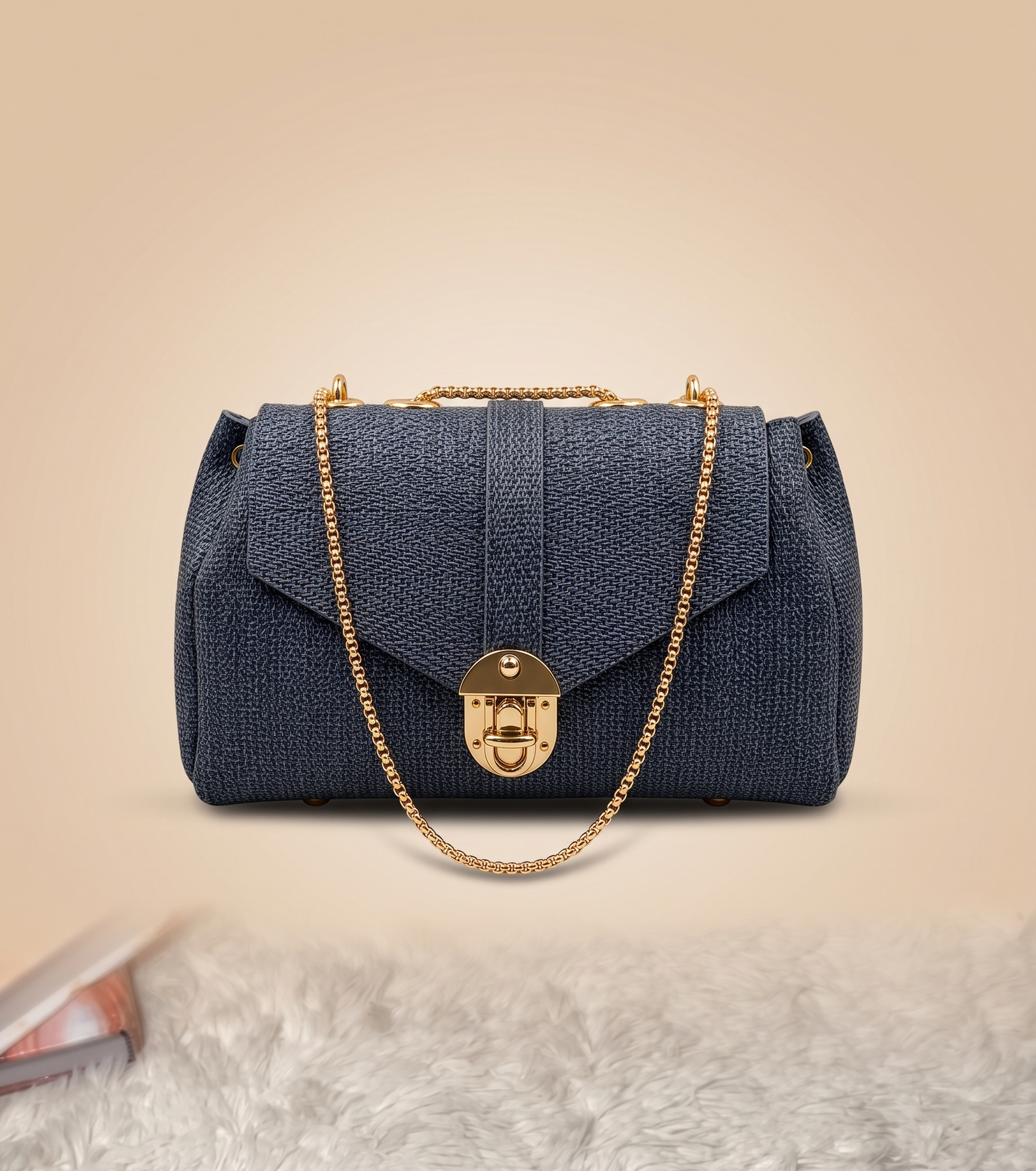 Mehllab Plum Royale Bag (Blue)
