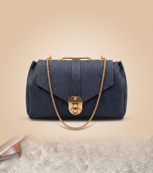 Mehllab Plum Royale Bag (Blue)