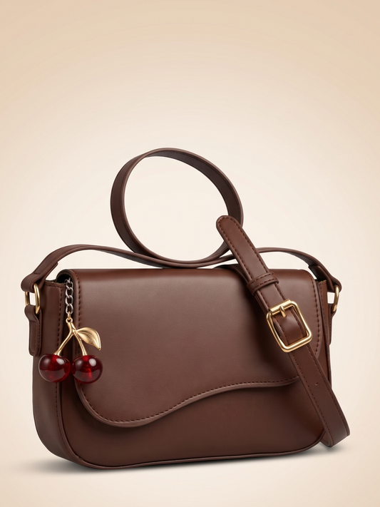 Mehllab Caramel Curve Bag (Chocolate)
