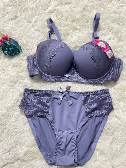 Serene Lace Elegance Bra Set
