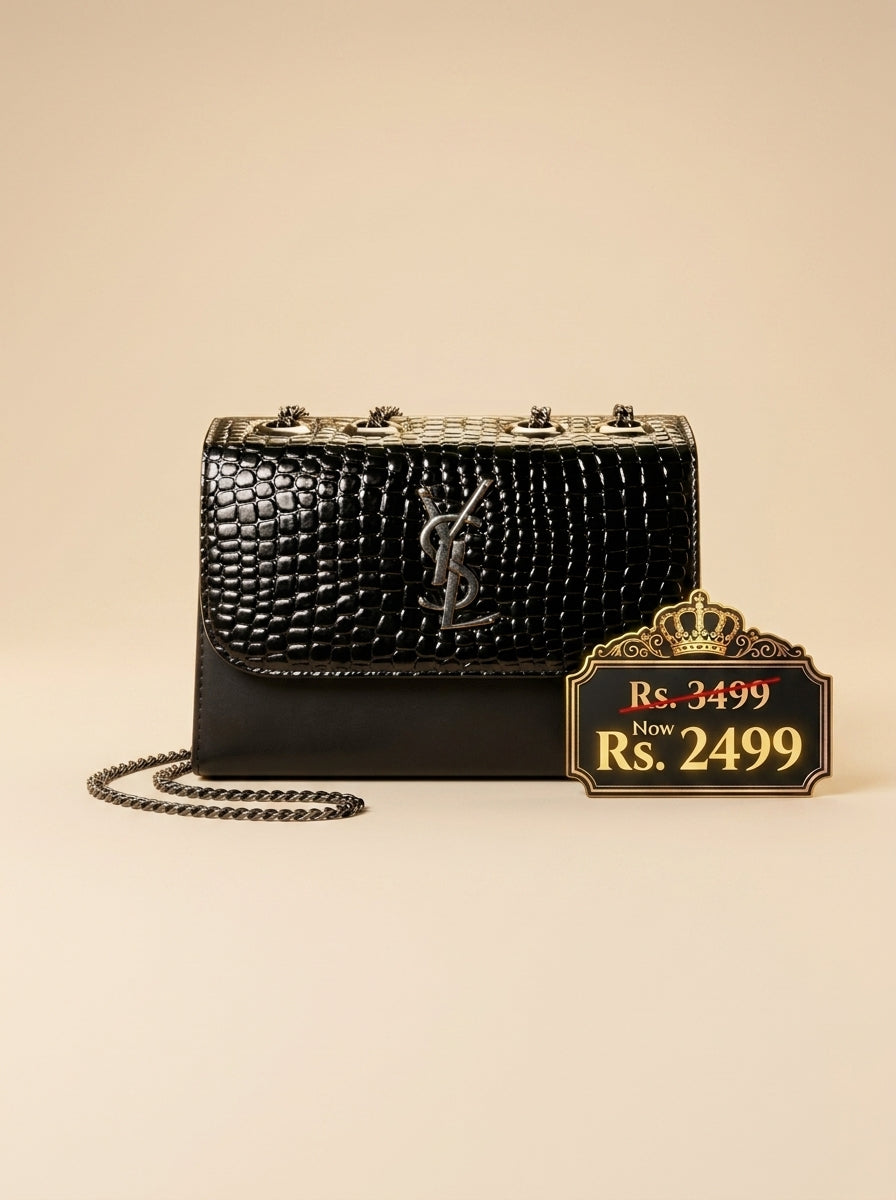 Mehllab Noir Elegance Handbag