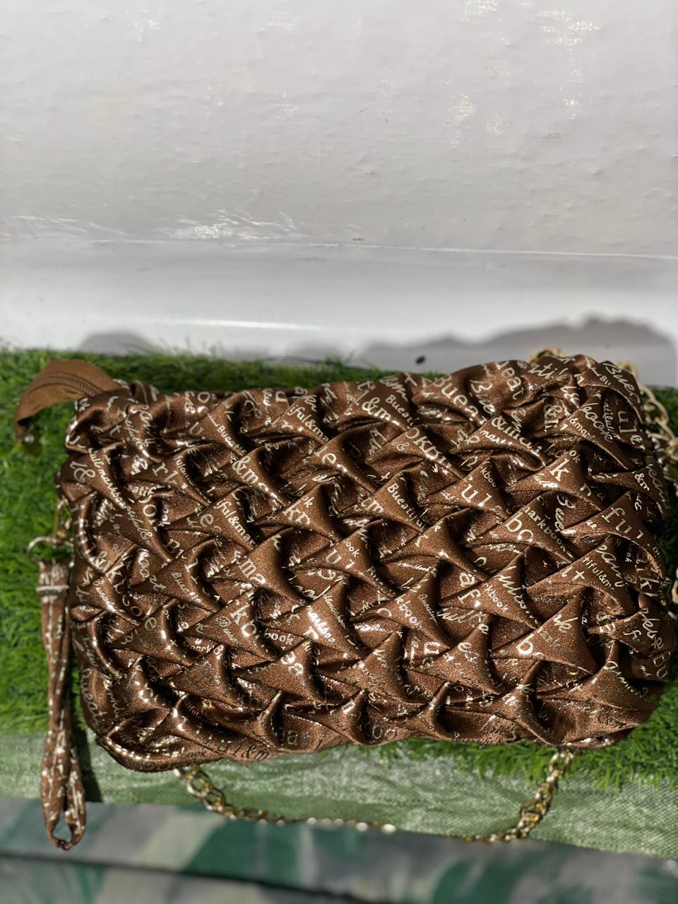 Mehllab Mocha Weave Handbag