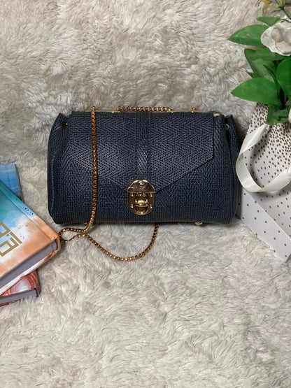 Mehllab Plum Royale Bag (Blue)