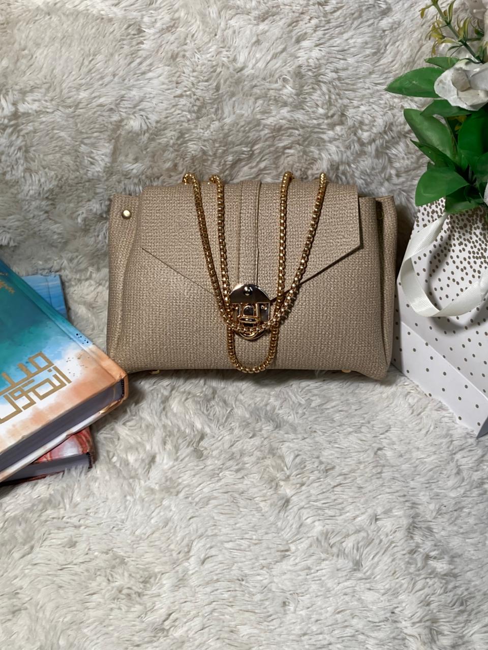 Mehllab Plum Royale Bag (Beige)
