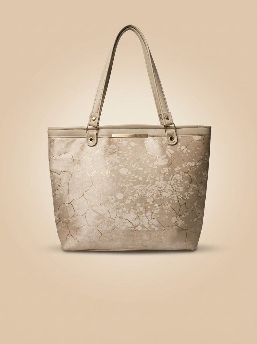Mehllab Ivory Marble Tote