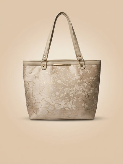 Mehllab Ivory Marble Tote