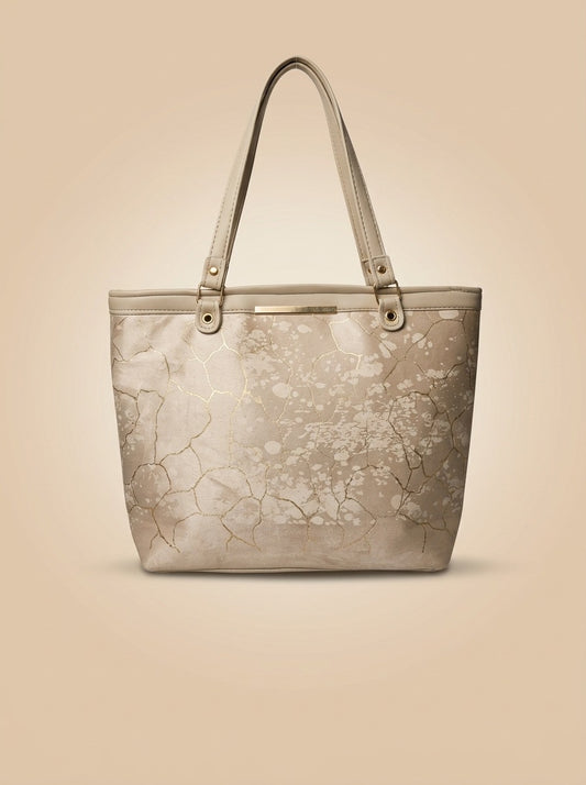 Mehllab Ivory Marble Tote