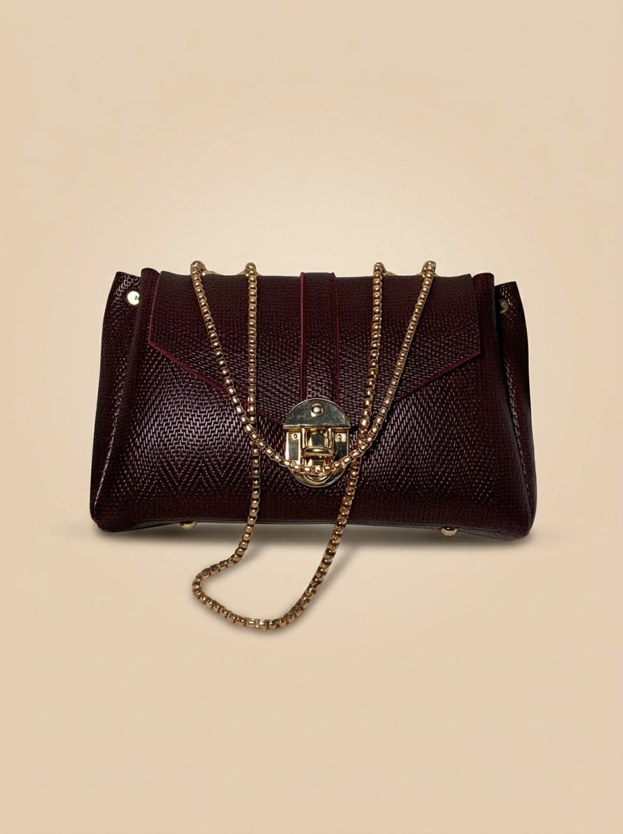 Mehllab Plum Royale Bag (Red)