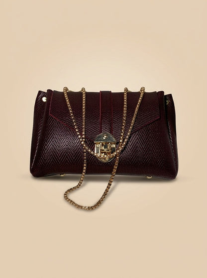 Mehllab Plum Royale Bag (Red)
