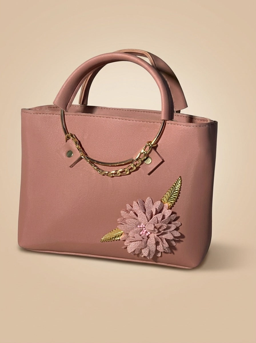 Mehllab Blush Blossom Handbag (Pink)