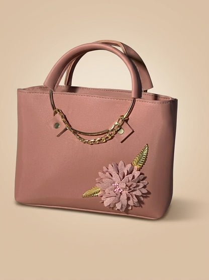 Mehllab Blush Blossom Handbag (Pink)