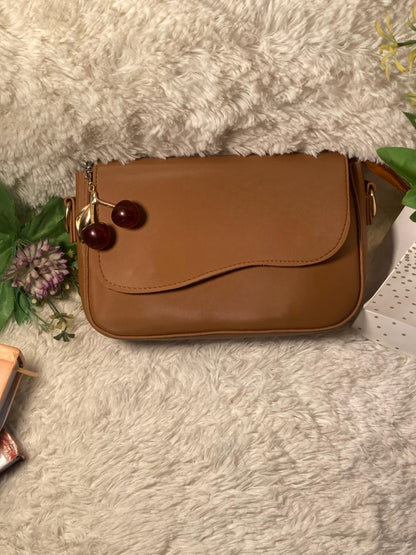 Mehllab Caramel Curve Bag (Brown)