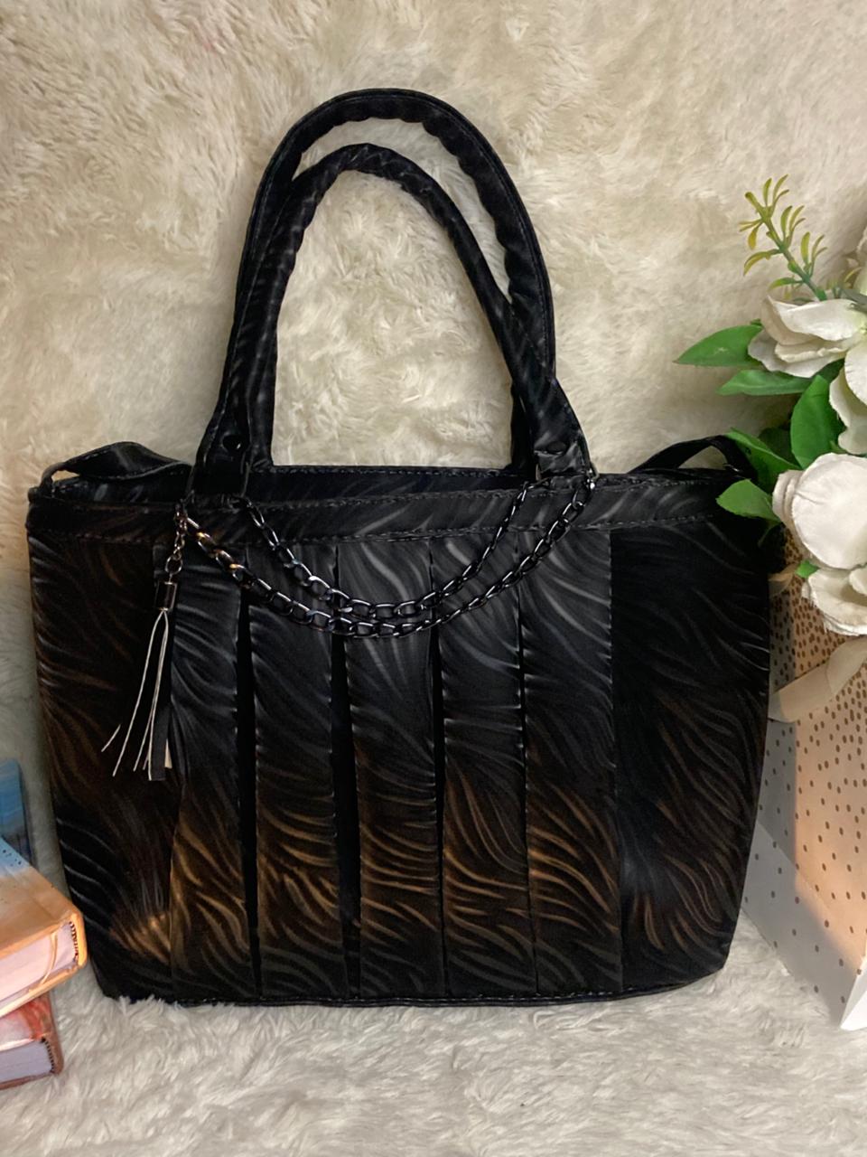 Mehllab Onyx Pleated Tote
