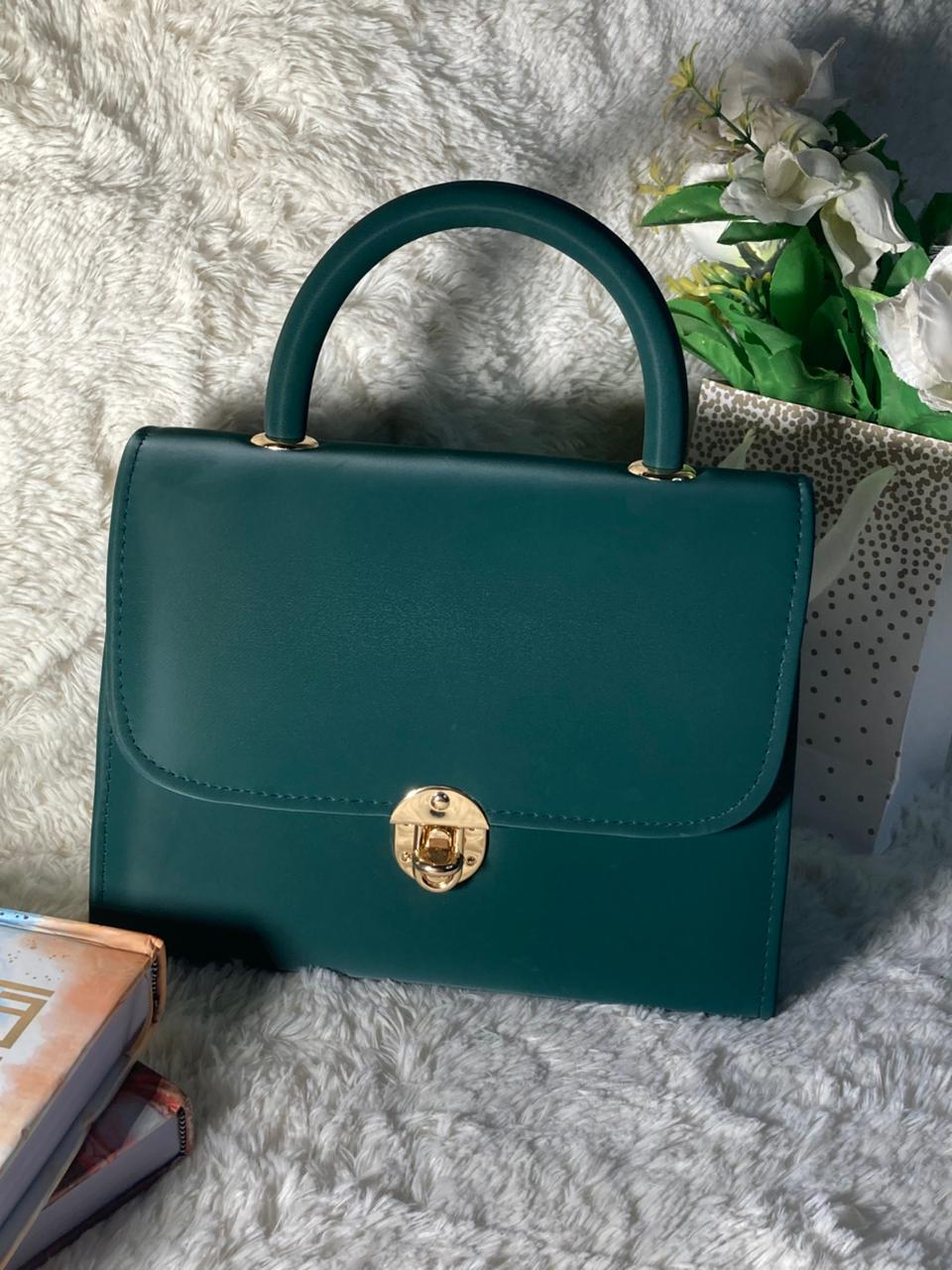 Mehllab Classic Top Handle Bag (Green)