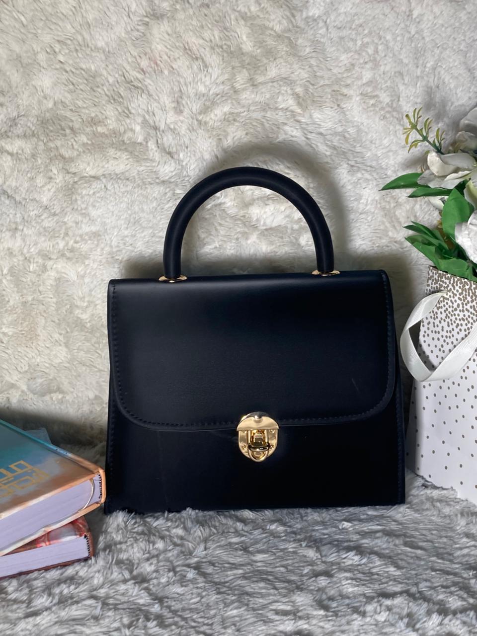 Mehllab Classic Top Handle Bag (Black)