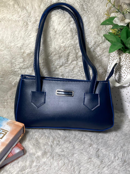 Mehllab Navy Stitch Retro Bag (Blue)