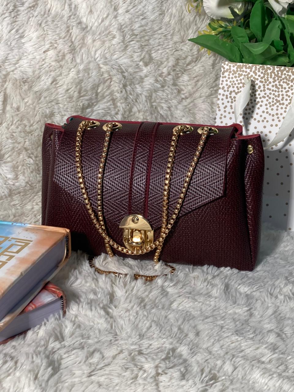 Mehllab Plum Royale Bag (Red)