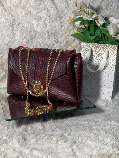 Mehllab Plum Royale Bag (Red)