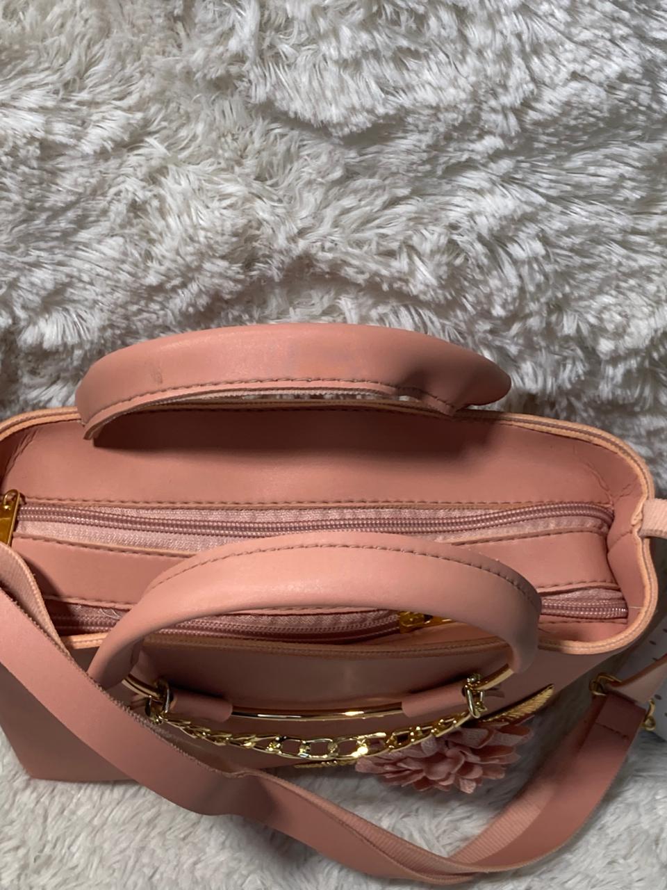 Mehllab Blush Blossom Handbag (Pink)