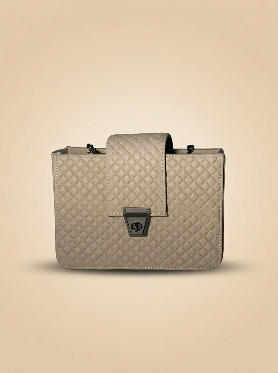Mehllab Chevron Shoulder Bag
