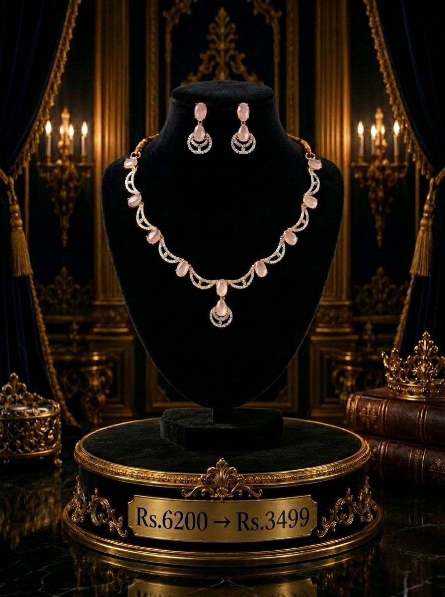 Blush Royale 1 Carat Gold Set